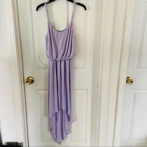 Lavender purple soft high low pajamas dress size Small / medium